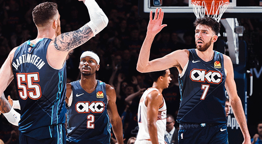 NBAde son şampiyon Oklahoma City Thunder seride 2-0 öne geçti