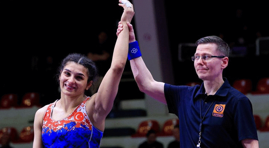 Avrupa Güreş Şampiyonasında tarihi başarı Nesrin Baş Avrupa şampiyonu oldu