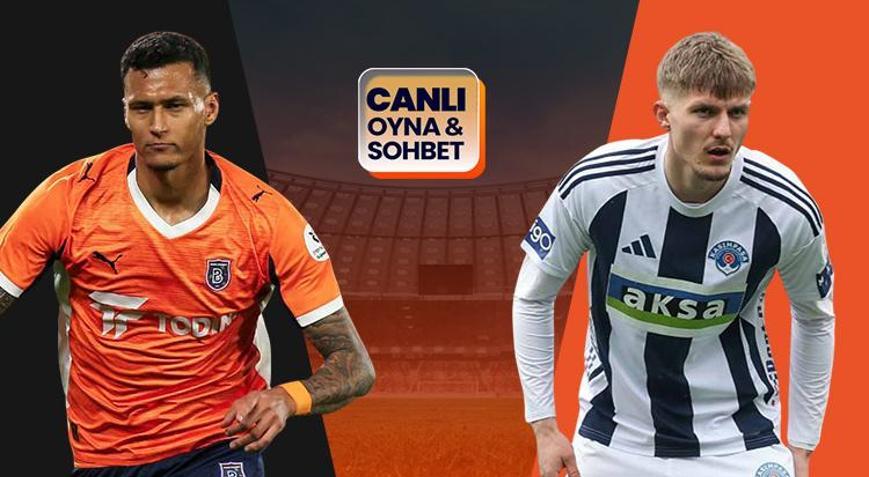 Başakşehir, Kasımpaşayı ağırlıyor Maçın heyecanı canlı sohbet ile Mislide