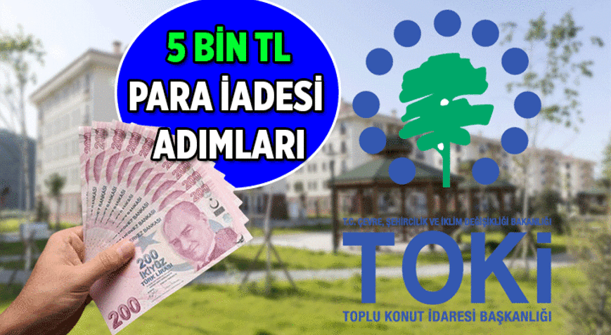 Emlak Katılım, Halkbank, Ziraat Bankası 📌 Kuradan çıkmadım TOKİ başvuru parası iadesi nasıl ve ne zaman alınır 5 Bin TL TOKİ başvuru para iadesi nereden alınır