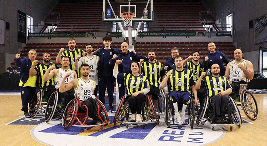 Fenerbahçe Tekerlekli Sandalye Basketbol Takımı, Avrupa Şampiyonu oldu