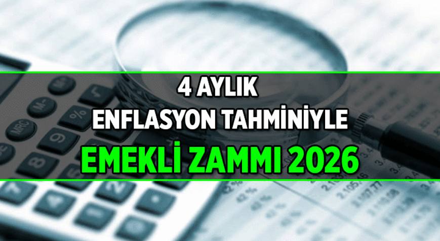 Kümülatif Emekli Zammı Hesaplaması 📊 Nisan enflasyon beklentisine göre 4 aylık emekli maaşı zam oranı yüzde kaç oluyor