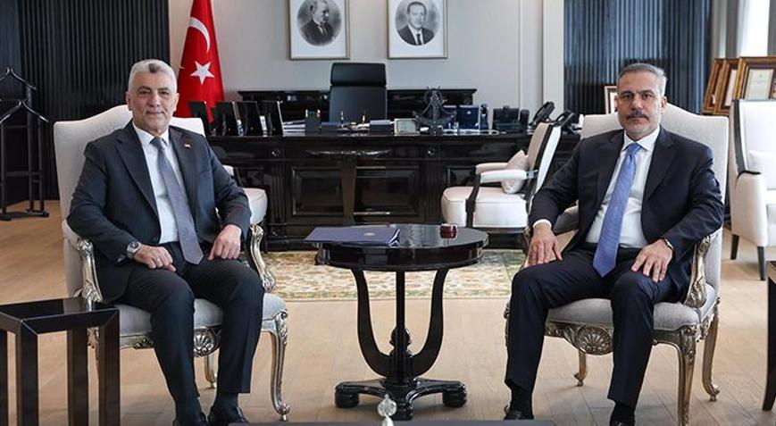 Dışişleri Bakanı Hakan Fidan, Ticaret Bakanı Ömer Bolat ile görüştü