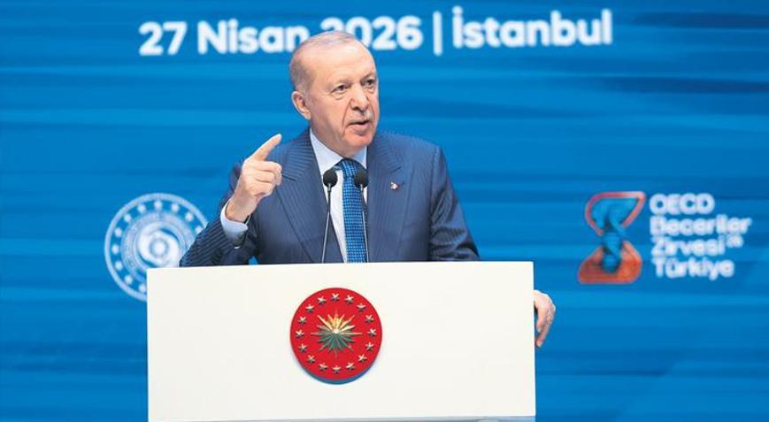 Erdoğan, OECD Beceriler Zirvesi’nde konuştu: Hedef 3 milyon gencimize istihdam
