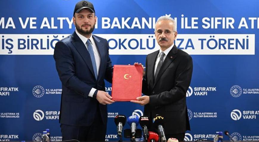 Ulaştırma Bakanlığı ve Sıfır Atık Vakfı arasında iş birliği protokolü