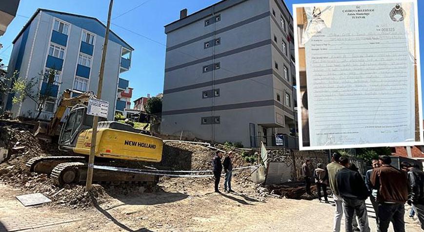 Kocaelide temel kazısı paniği 5 katlı bina mühürlendi, 14 kişi tahliye edildi