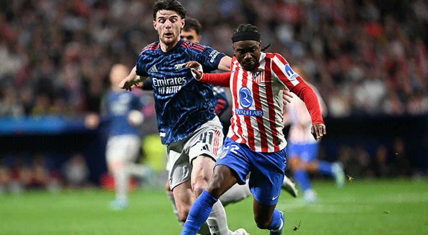 UEFA Şampiyonlar Liginde Atletico Madrid ile Arsenal berabere kaldı, maça penaltılar damga vurdu