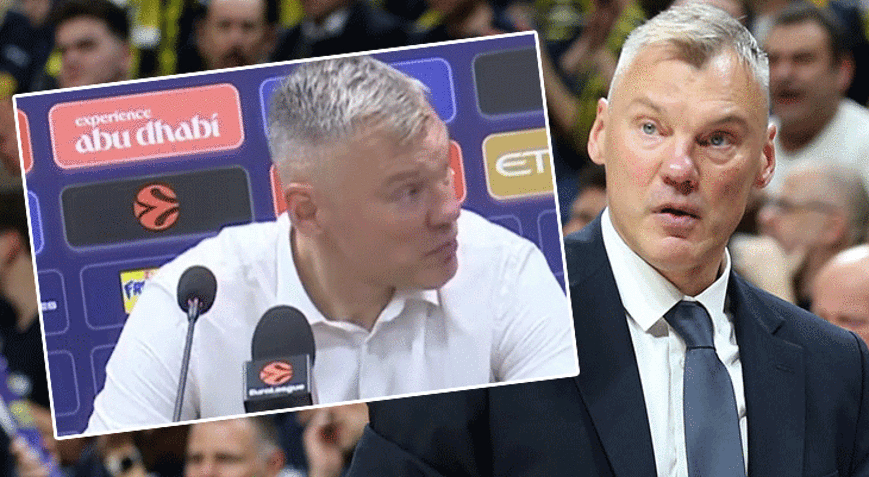 Fenerbahçede Jasikevicius basın toplantısını terk etti Saygısızca bir soru
