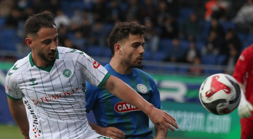 Süper Ligde Rizespor, Konyasporu 3 golle geçti