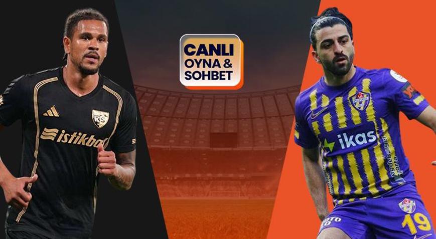 Kayserispor, Eyüpspor ile karşı karşıya geliyor Maçın heyecanı canlı sohbet ile Mislide
