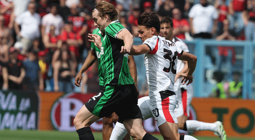 10 kişi Milan Sassuoloya kaybetti