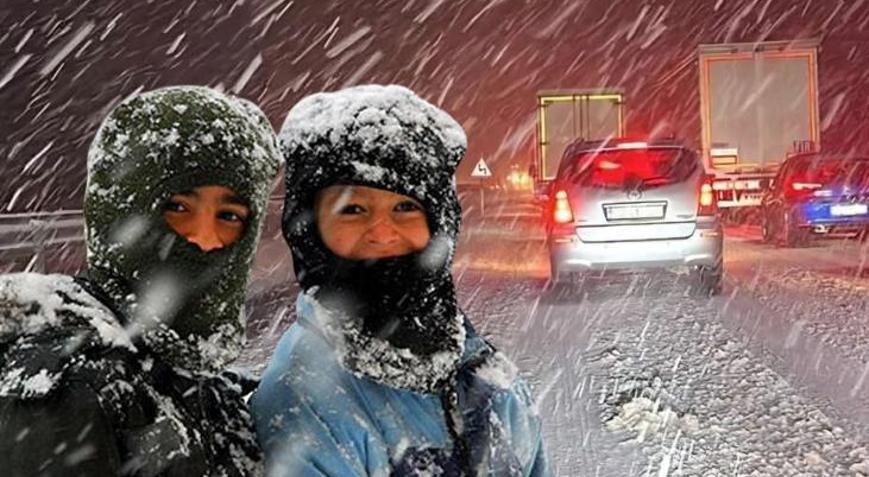 Mayıs ayında kar sürprizi Afyonkarahisarın 3 ilçesinde eğitime bir gün ara verildi