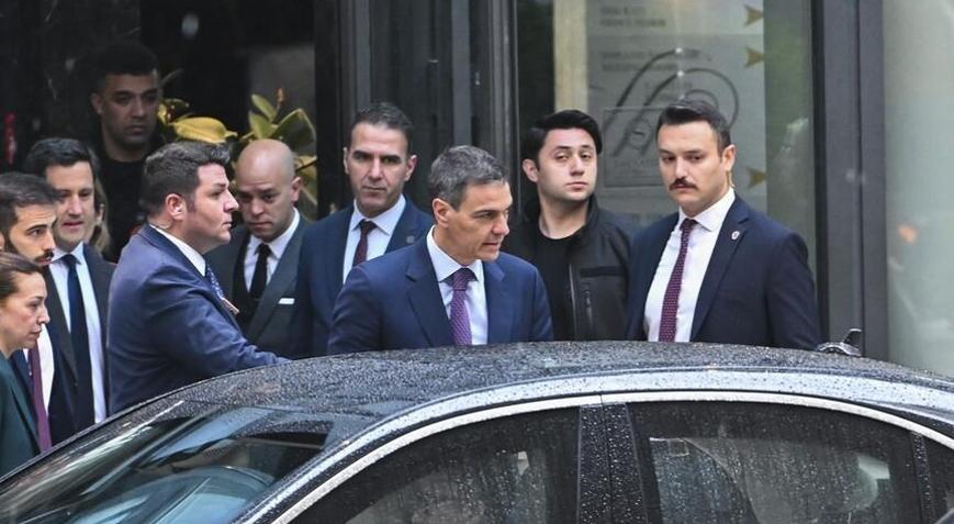 İspanya Başbakanı Sanchez, Ankaradan ayrıldı