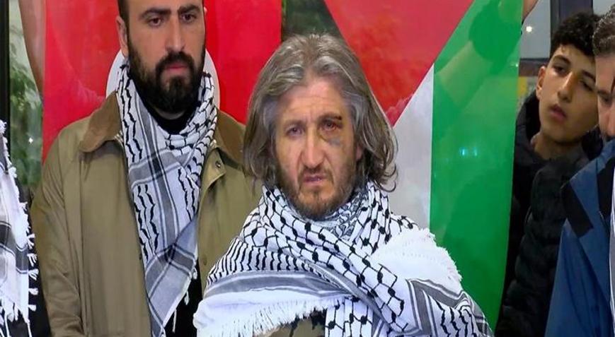 İsrail tarafından alıkonulan Sumud Filosu aktivisti Hüseyin Oral İstanbula geldi