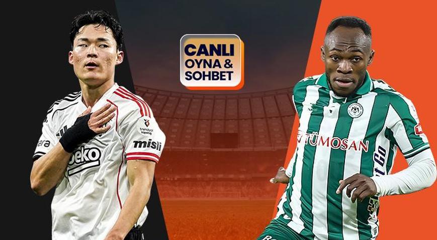 Beşiktaş, kupa yarı finalinde Konyasporu ağırlıyor Maçın heyecanı canlı sohbet ile Mislide