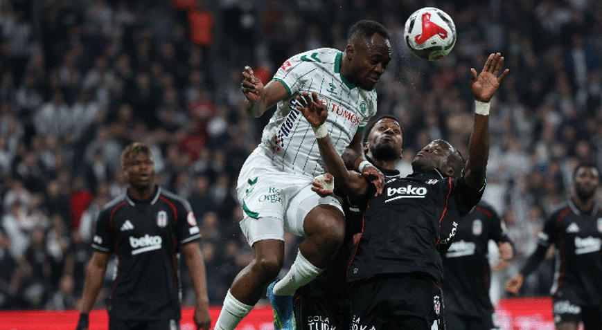 Türkiye Kupasında son dakika şoku Konyaspor, Beşiktaşı tek golle geçti