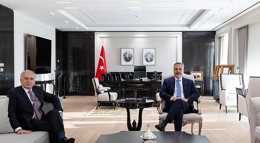 Dışişleri Bakanı Hakan Fidan, BM Genel Sekreterinin Özel Temsilcisi Arnault ile bir araya geldi