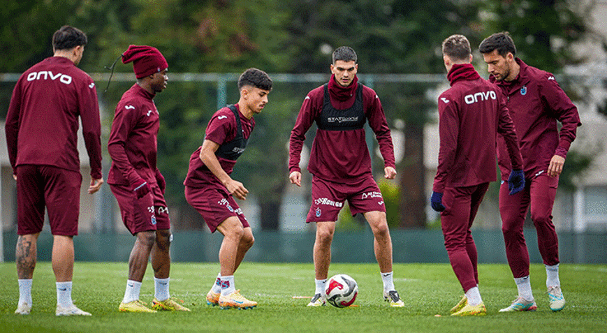 Trabzonspor, Beşiktaş derbisi hazırlıklarını sürdürdü