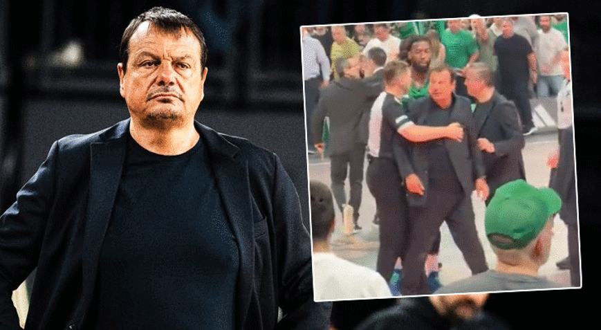 Panathinaikosta Ergin Ataman çılgına döndü Hakemler sakinleştirdi