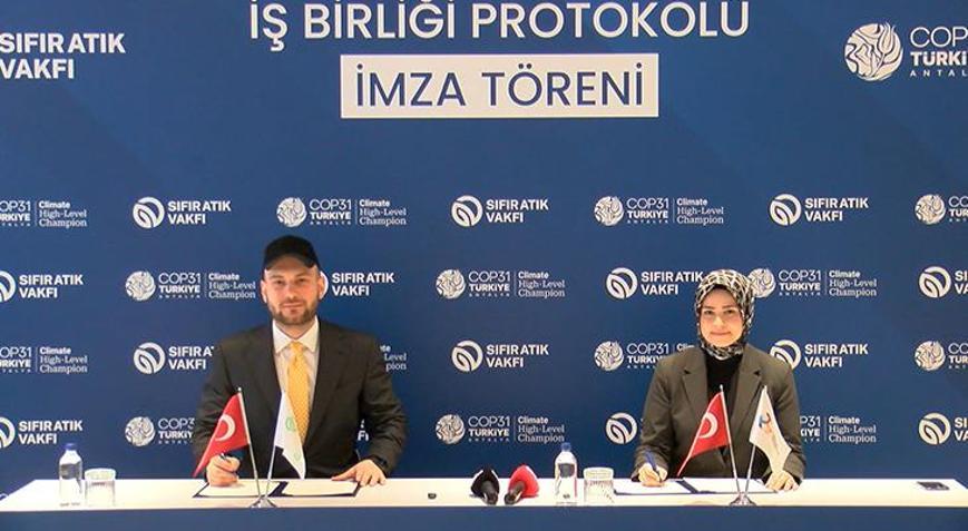 T3 Vakfı ile Sıfır Atık Vakfı arasında iş birliği protokolü imzalandı