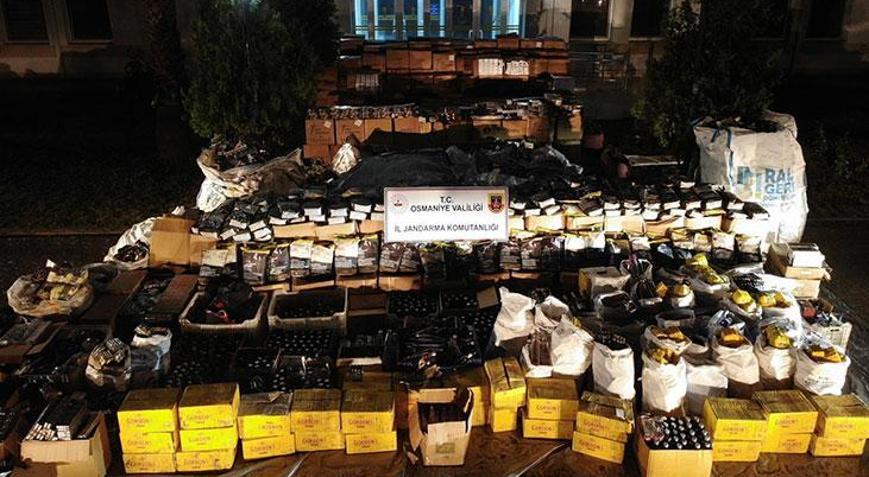 Adanada dev operasyon Milyonlarca liralık kaçak ürün ele geçirildi