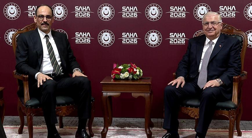 Milli Savunma Bakanı Güler, MİT Başkanı Kalın ile görüştü