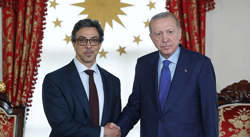 Cumhurbaşkanı Erdoğan, Al Nahyanı kabul etti