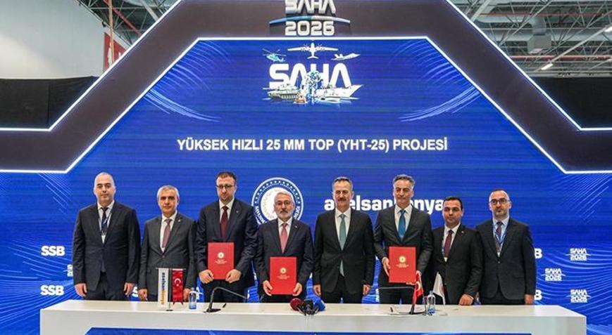 SSB ile ASELSAN Konya arasında yüksek hızlı top sözleşmesi imzalandı
