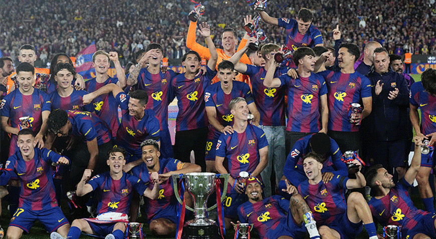 Barcelona, El Clasico’da Real Madrid’i mağlup ederek şampiyonluğunu ilan etti