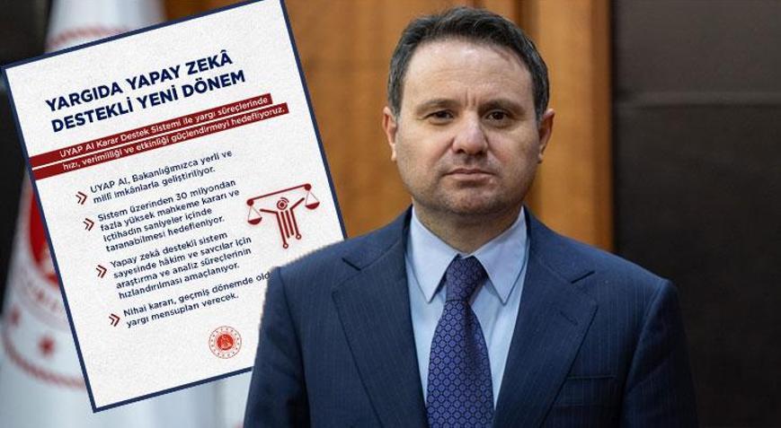 Yargıda Yapay Zekâ dönemi Bakan Gürlek: UYAP AI Karar Destek Sistemini hayata geçiriyoruz