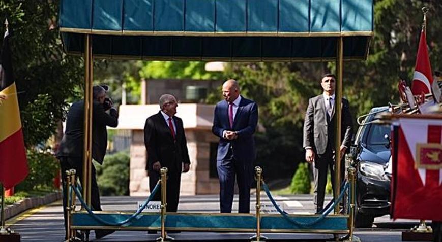 Milli Savunma Bakanı Güler, Belçikalı mevkidaşı Francken ile görüştü
