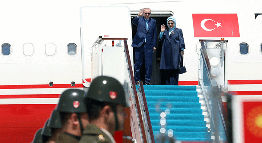 Cumhurbaşkanı Erdoğan, Kazakistana gitti