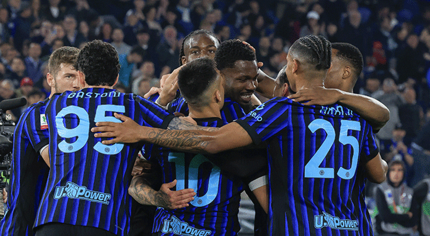 İtalya Kupasında şampiyon Inter Milan Hakan Çalhanoğlu bir kez daha kupa sevinci yaşadı