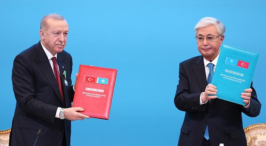 Türkiye ile Kazakistan arasında 13 anlaşma imzalandı