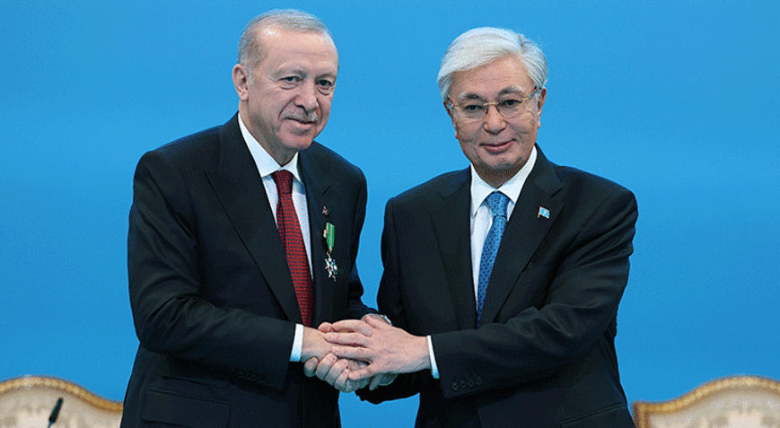 Cumhurbaşkanı Erdoğan’dan Tokayev’e teşekkür: Sarsılmaz kardeşliğin simgesi