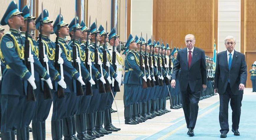 Cumhurbaşkanı Erdoğan, Türkiye-Kazakistan İş Forumu’na katıldı ‘Ticarette hedef 15 milyar dolar’