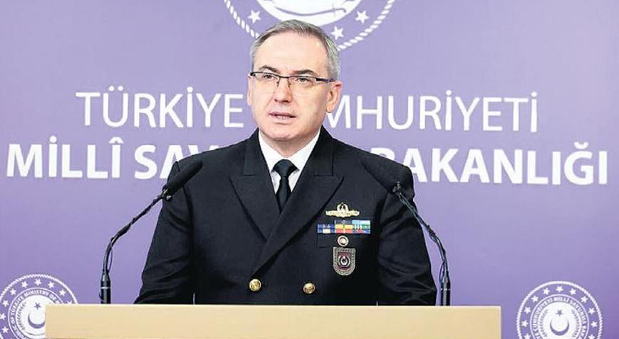Askerden Mavi Vatan yasa taslağına destek mesajı