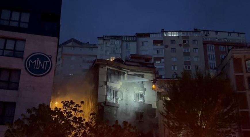 Şişlide korkutan yangın Alev alan motosiklet neredeyse 4 katlı binayı kül ediyordu