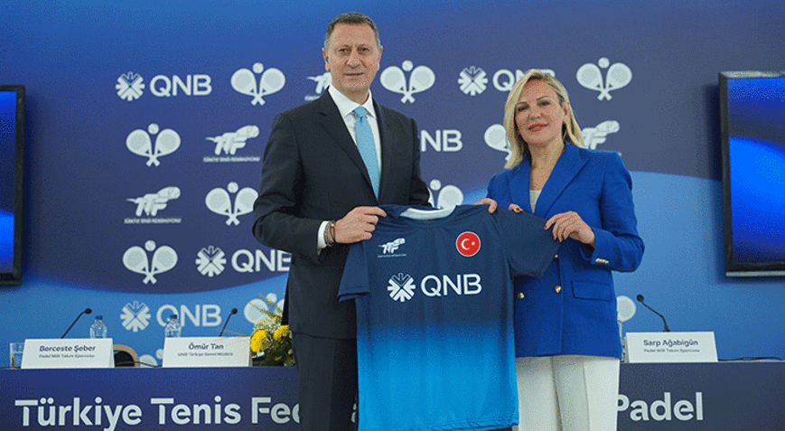 Türkiye Tenis Federasyonu’ndan padel için QNB Türkiye işbirliği anlaşması