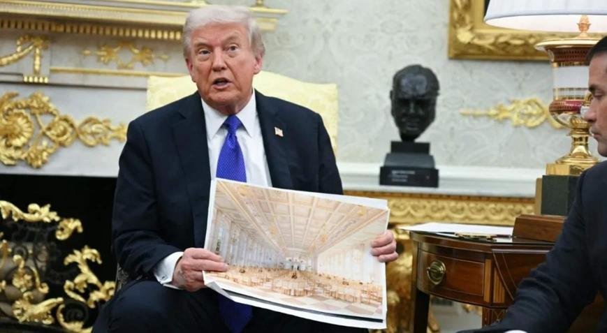 Trumptan Pekin ziyareti sonrası balo salonu paylaşımı Çinin var bizim de olmalı