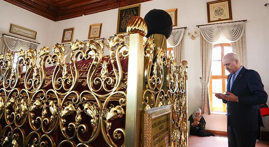 TBMM Başkanı Kurtulmuştan Bursada türbelere ziyaret
