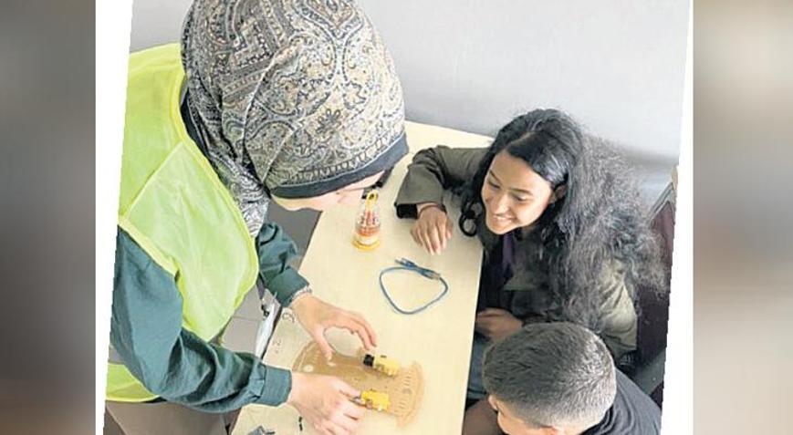 Hatay’da çocuklar robot tasarladı
