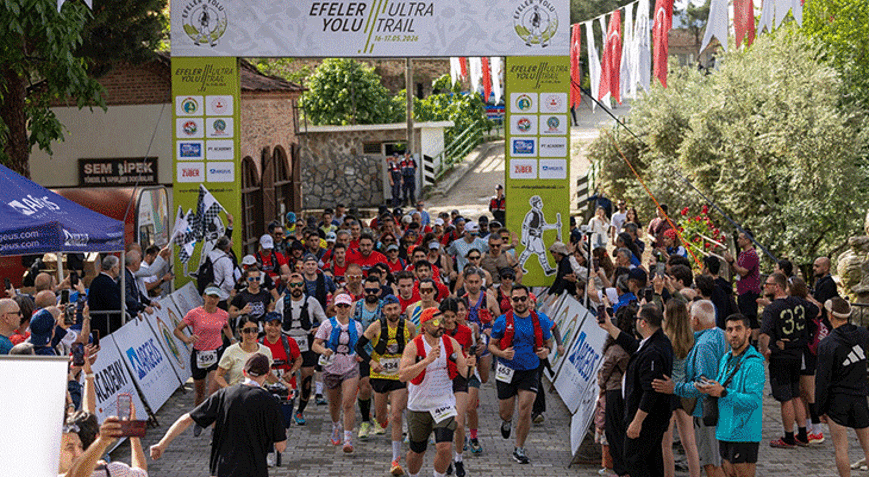 Efeler Yolu Ultra Trail’de madalyalar verildi