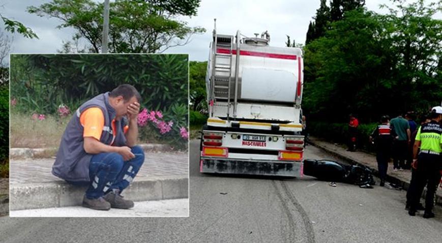 Antalyada kahreden kaza: Oğlunun cansız bedenini gören baba gözyaşlarına boğuldu