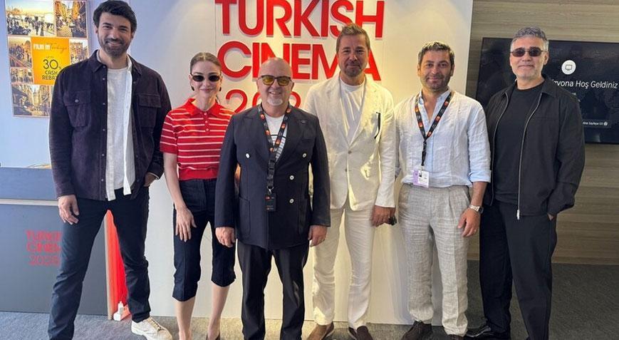 Cannes’da Türkiye standı yoğun ilgi gördü Ünlü oyuncular sektör devleriyle buluştu