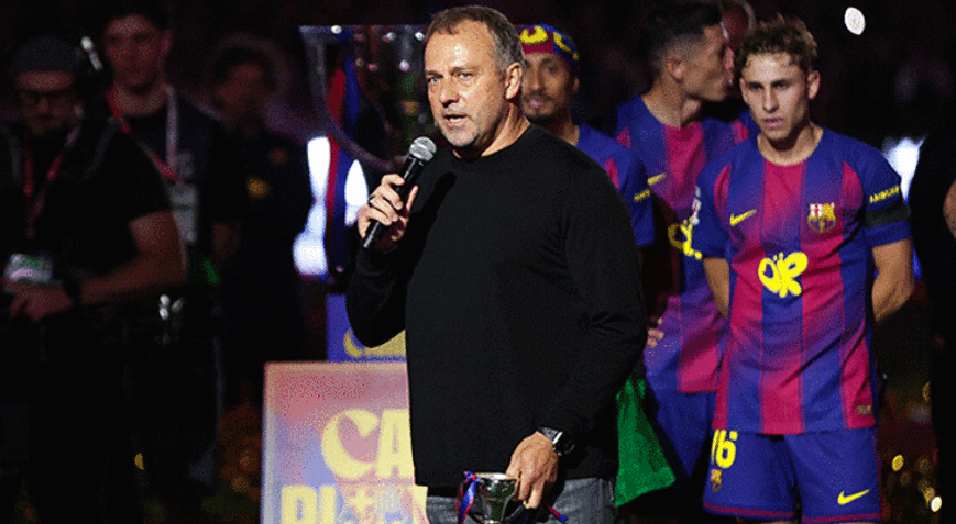 Barcelona Hansi Flickin sözleşmesini uzattı