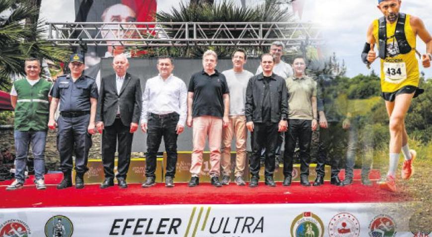Efeler Yolu’nda nefes kesen koşu