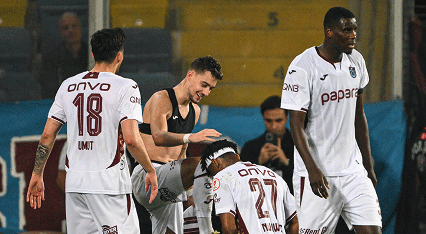 Trabzonsporun gol yükünü fırtına üçlü çekti