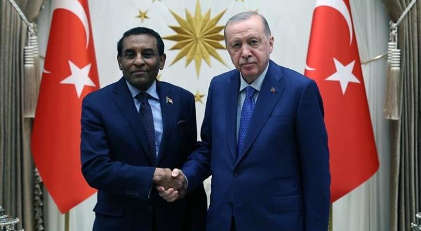Cumhurbaşkanı Erdoğan, Sudan Başbakanı İdrisi kabul etti