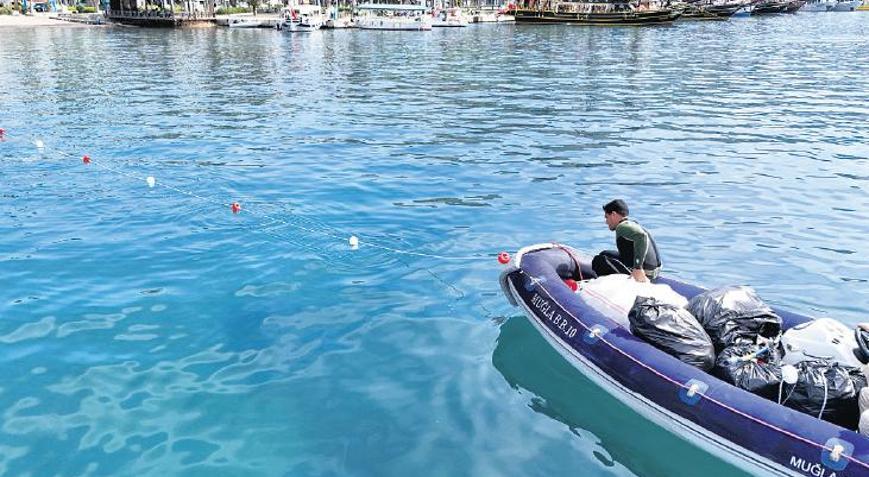 Marmaris halk plajları sezona hazırlanıyor